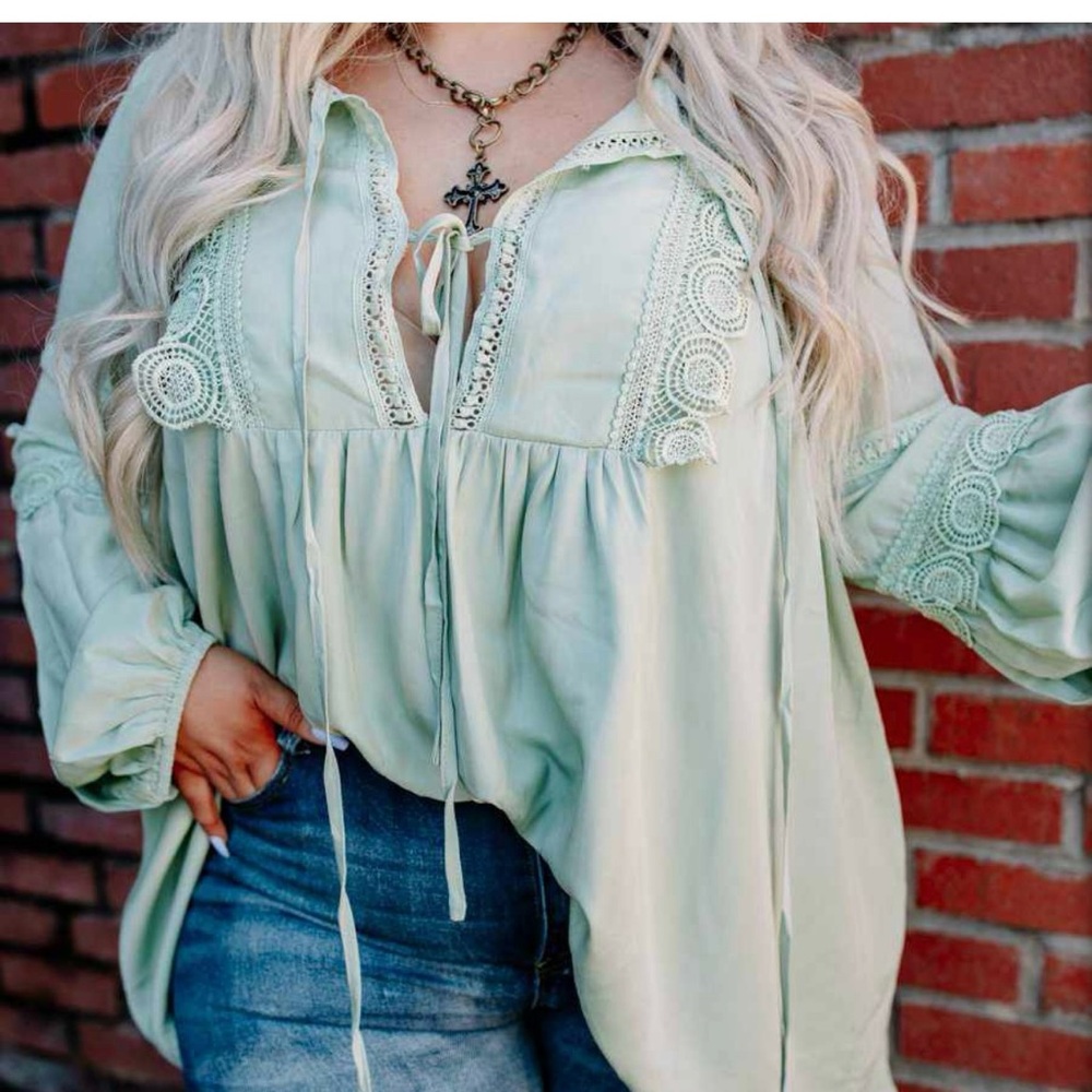 SOUTHERN FRIED CHIC Circle Of Love Bohemian Top